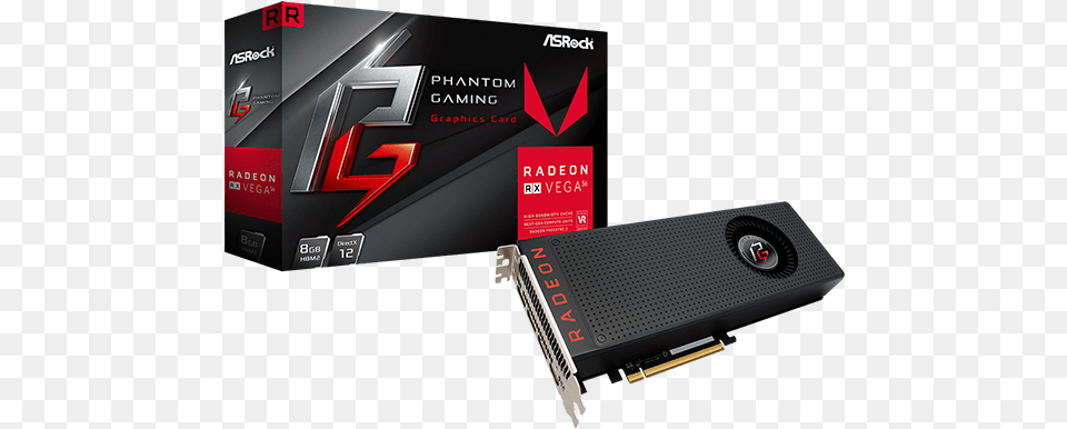 Asrock Phantom Gaming X Radeon Rx Vega, Computer Hardware, Electronics, Hardware, Adapter Png Image