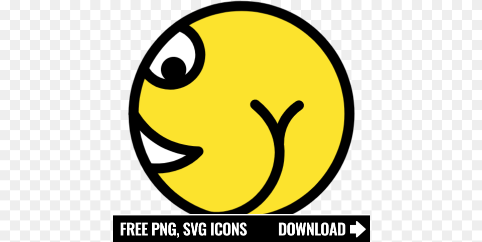 Ass Emoticon Icon Symbol Download In Svg Format Car Insurance Icon, Ball, Sport, Tennis, Tennis Ball Free Transparent Png