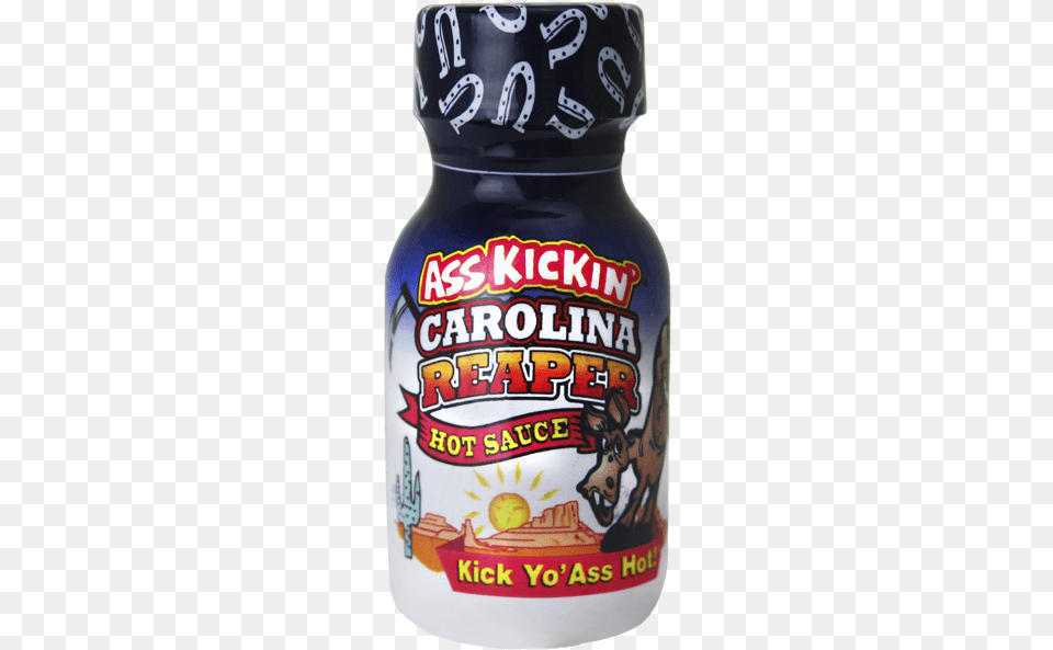 Ass Kickin39 Carolina Reaper Hot Sauce Travel Size 34 Ass Kickin Carolina Reaper, Food, Ketchup Free Transparent Png