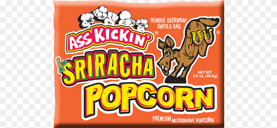 Ass Kickin39 Sriracha Popcorn Ass Kickin Ass Kickin Chili Lime Popcorn Sweet And, Circus, Leisure Activities, Food, Sweets Free Png