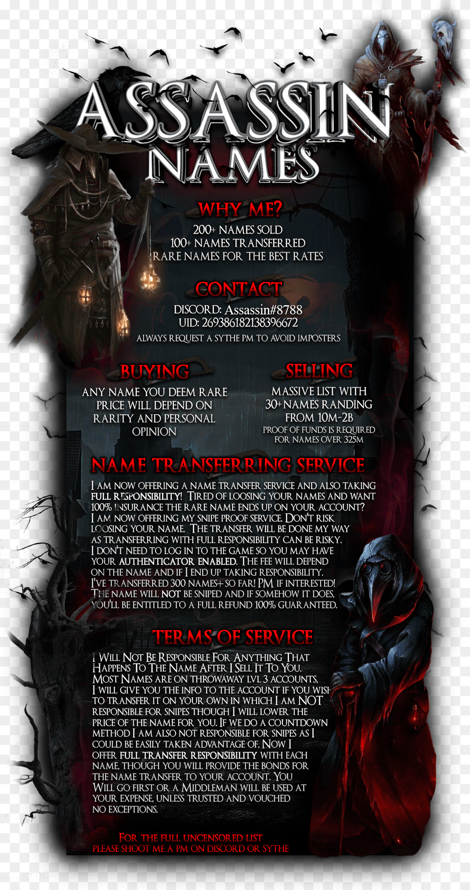 Assassin Gamer Cool Names, Advertisement, Poster, Adult, Male Free Png Download