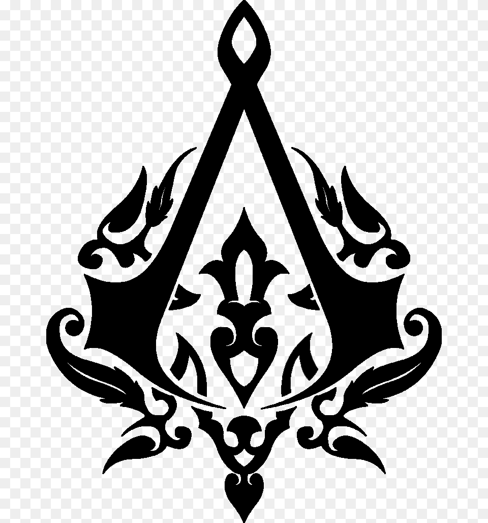 Assassin Insignia Assassin39s Creed Revelations Logo, Stencil, Emblem, Symbol, Chandelier Png