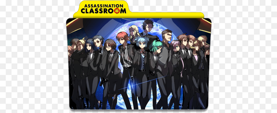 Assassination Classroom Folder Icon By Ackermanop Assassin Classroom, Book, Comics, Publication, Adult Png