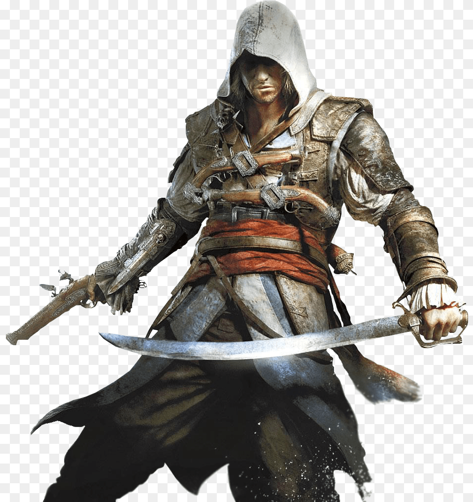 Assassins Creed Assassin39s Creed 4 Kenway Wallpaper Hd, Person, Samurai, Sword, Weapon Png Image