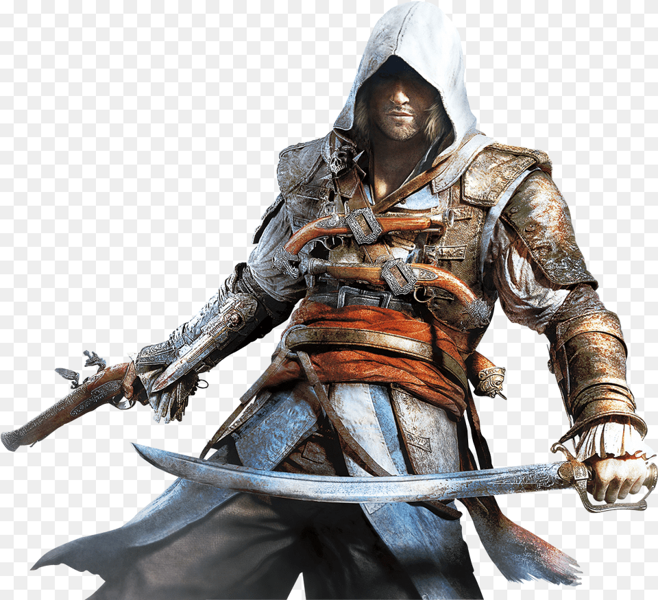 Assassins Creed Black Flag, Sword, Weapon, Adult, Female Free Png