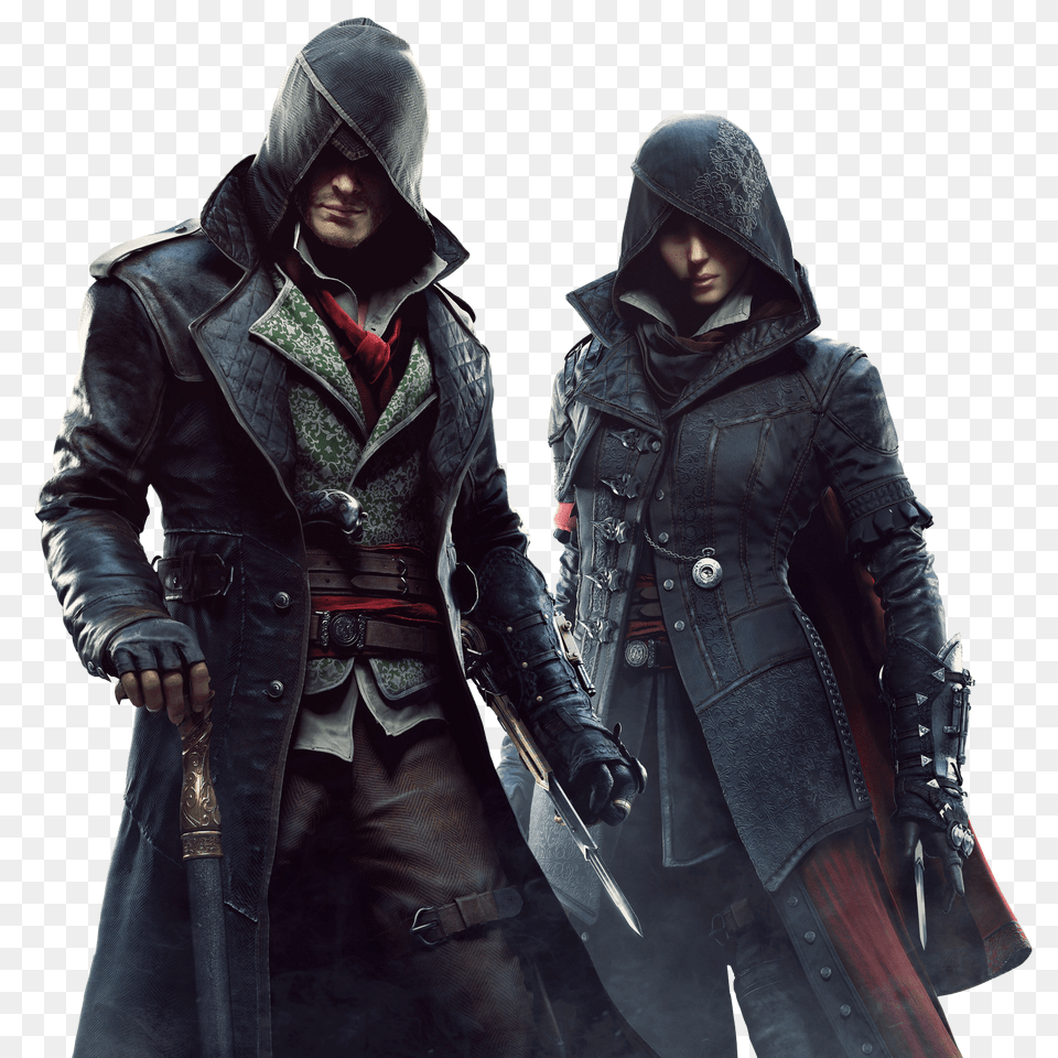 Assassins Creed Couple, Jacket, Clothing, Coat, Overcoat Png Image