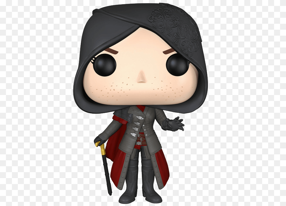 Assassins Creed Evie Frye Pop Figure, Clothing, Hat, Person, Cape Png