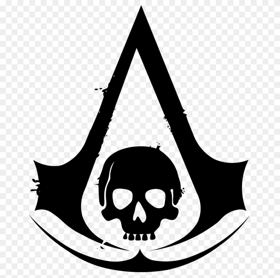 Assassins Creed Iv Caribbean Insignia, Gray Free Png Download