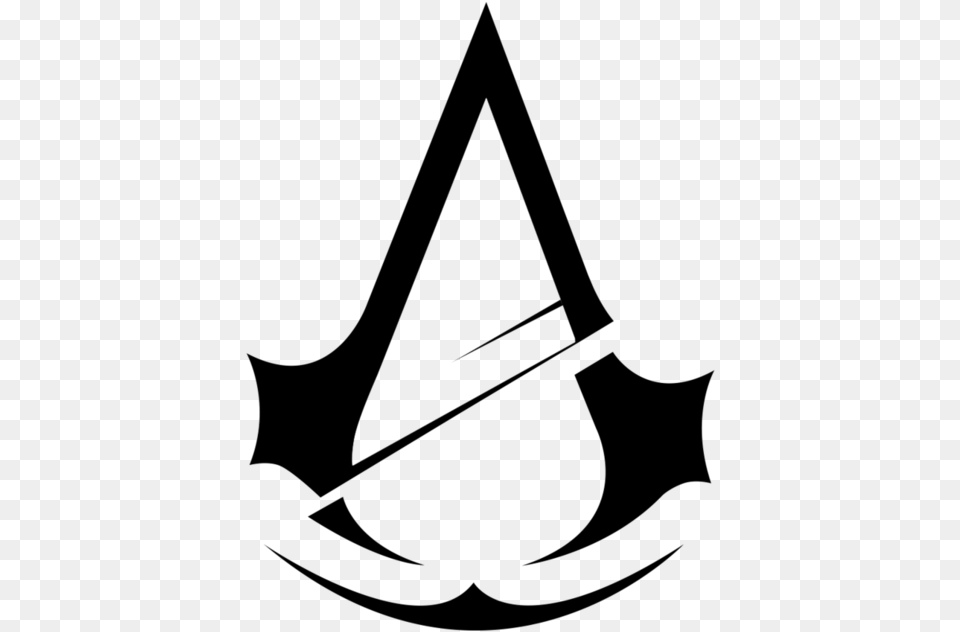Assassins Creed Logo Vector, Triangle, Bow, Weapon Free Png