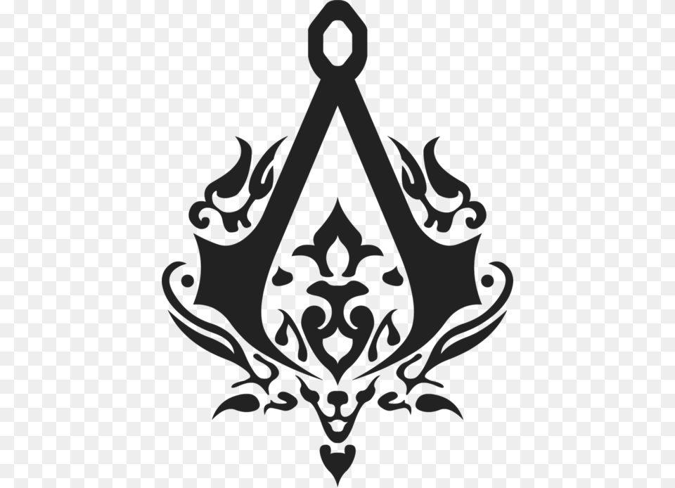 Assassins Creed Revelations Logo, Emblem, Symbol, Face, Head Free Png Download