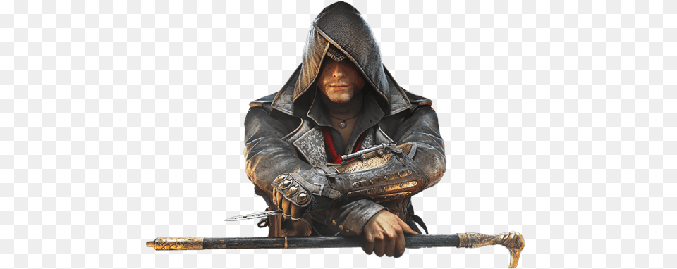 Assassins Creed Sitting, Jacket, Clothing, Coat, Glove Png