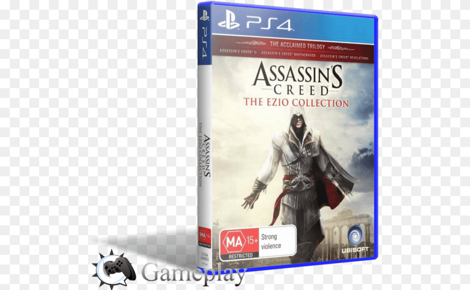 Assassins Creed The Ezio Collection Assassins Creed The Ezio Collection Ps4 Pal, Book, Publication, Adult, Male Png Image