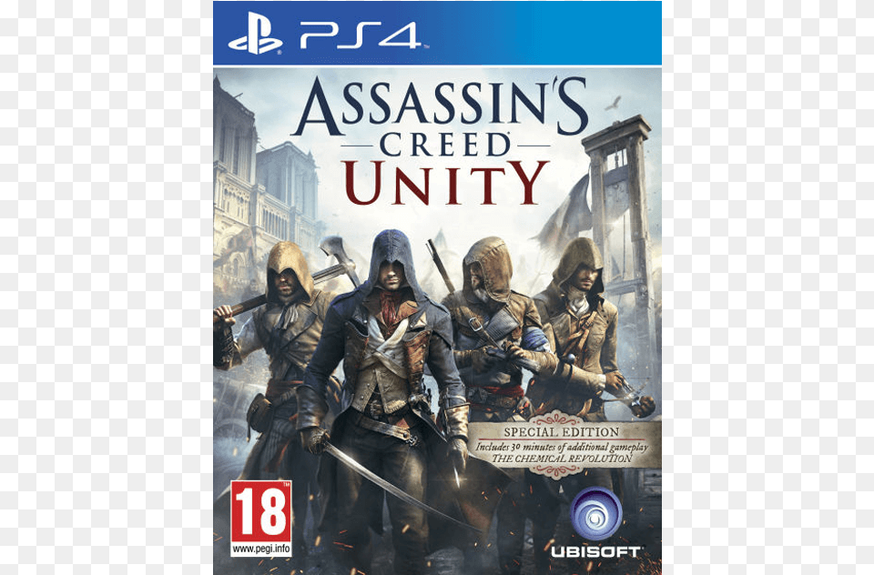 Assassins Creed Unity Assassin Creed Unity, Advertisement, Book, Publication, Adult Png Image