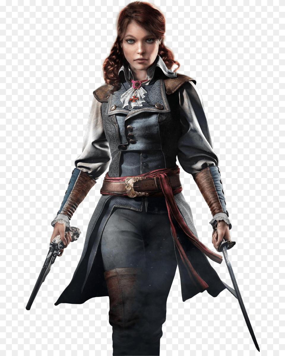 Assassins Creed Unity Elise, Weapon, Sword, Clothing, Costume Png Image