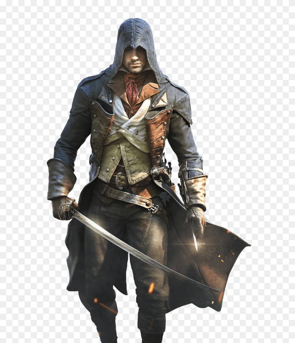 Assassins Creed Walking, Weapon, Sword, Person, Man Free Transparent Png