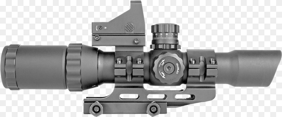 Assault 4x Optic, Camera, Electronics, Firearm, Gun Png Image