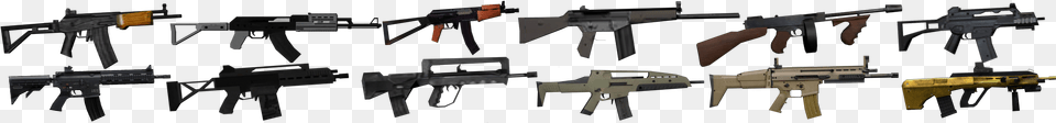 Assault Rifle, Firearm, Gun, Machine Gun, Weapon Png