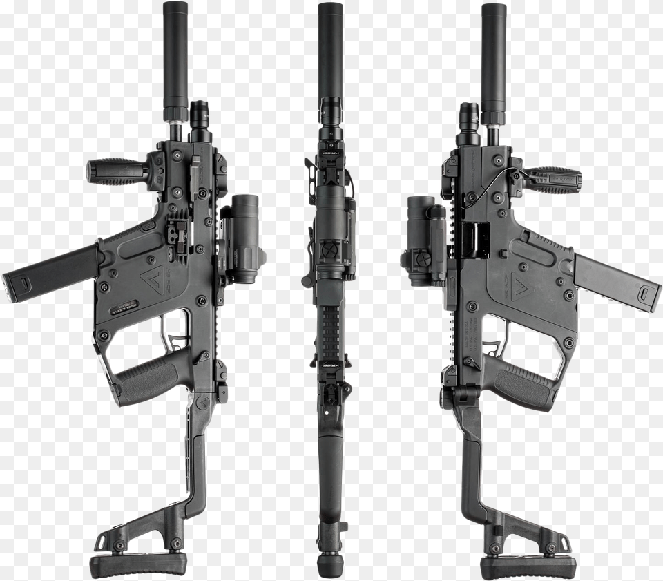 Assault Rifle Machine Gun Images Vector Kriss Super V, Firearm, Weapon, Machine Gun, Handgun Free Png Download