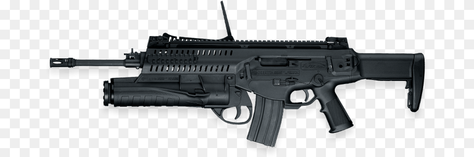 Assault Rifle With Grenade Launcher Infantry Beretta Arx 160 Grenade Launcher, Firearm, Gun, Weapon, Machine Gun Free Transparent Png
