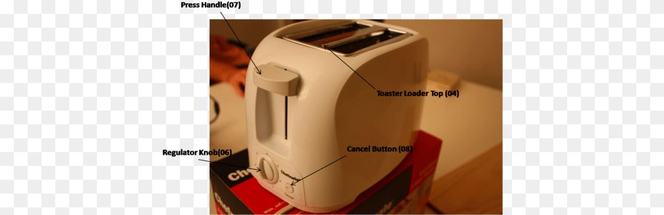 Assembly Parts Of A Pop Up Toaster, Appliance, Device, Electrical Device Free Png