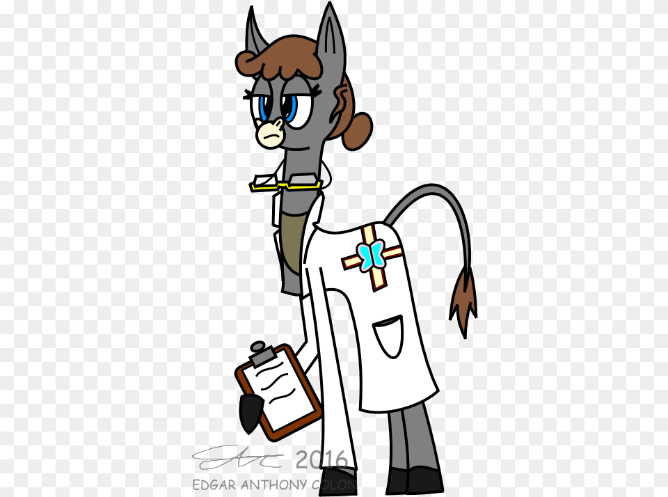 Asses Clipart Clipboard Donkey In A Lab Coat, Person Free Transparent Png