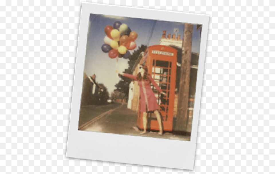 Asset 3 Impossible Project Film, Balloon, Person, Phone Booth Free Png Download