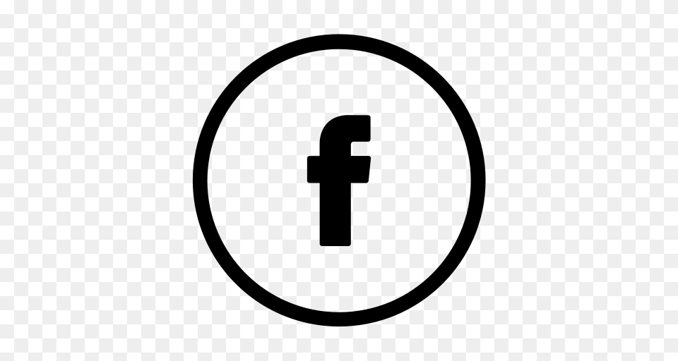 Asset Black Facebook Line Social Icon, Gray Free Png Download