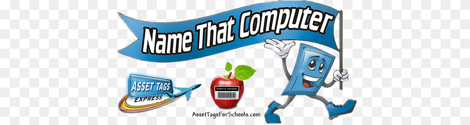 Asset Tag Labels Computer Case Badges Custom Laptop Skins Cartoon, Food, Fruit, Plant, Produce Png Image