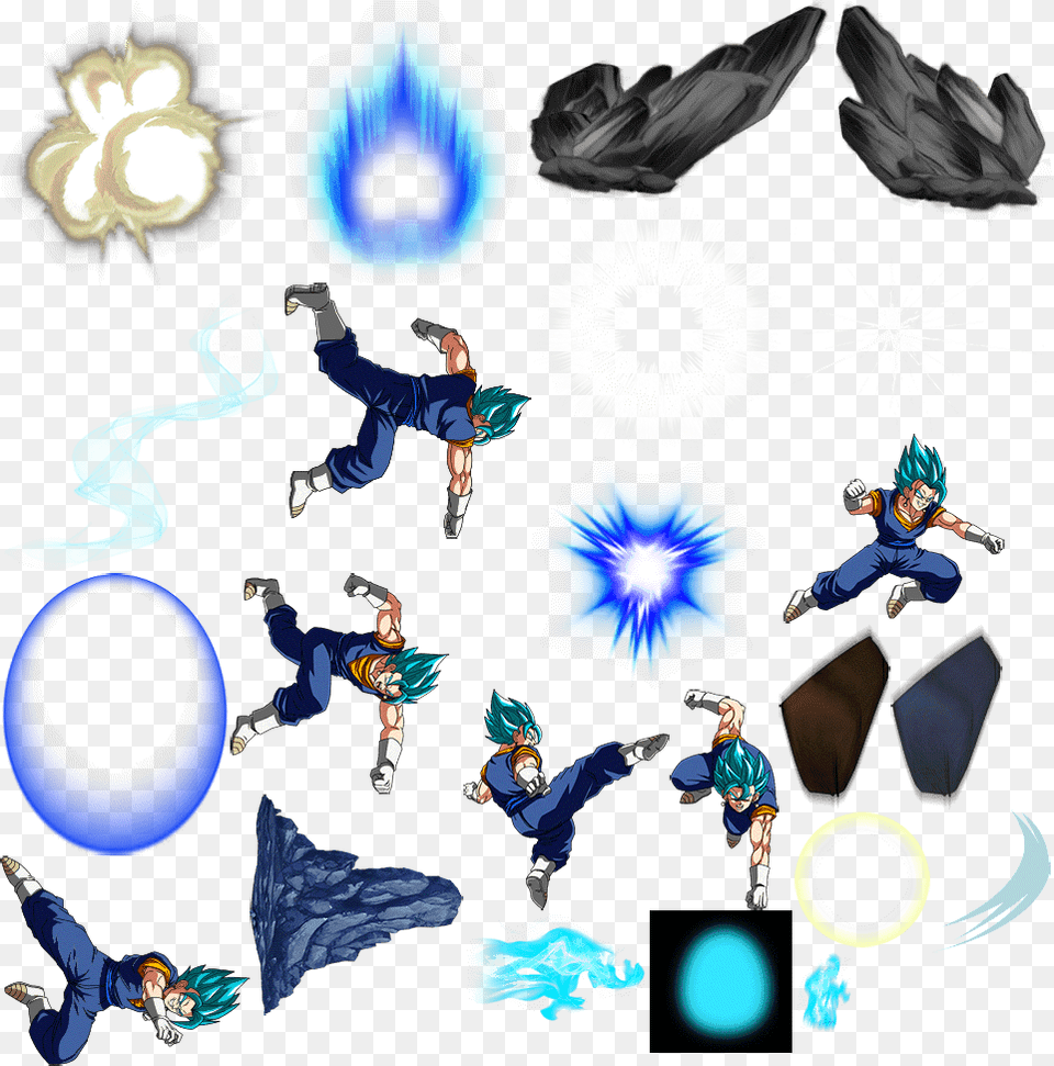 Assets Dokkan Battle Vegito Blue, Graphics, Art, Person, Man Png Image