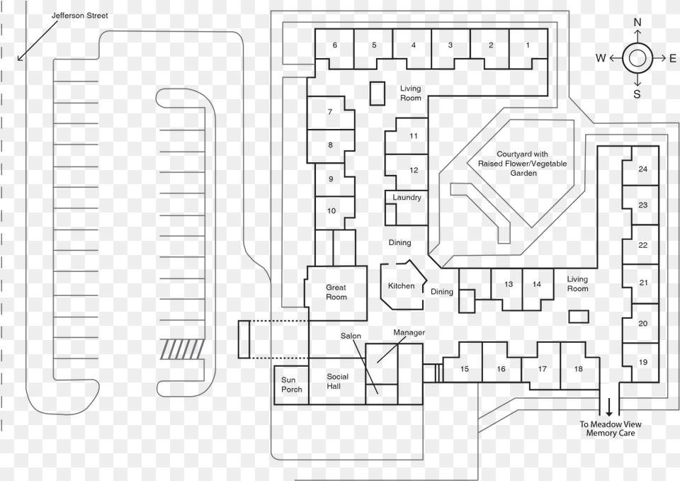 Assisted Living Floor Plans Floor Plan, Diagram, Scoreboard, Qr Code Png Image