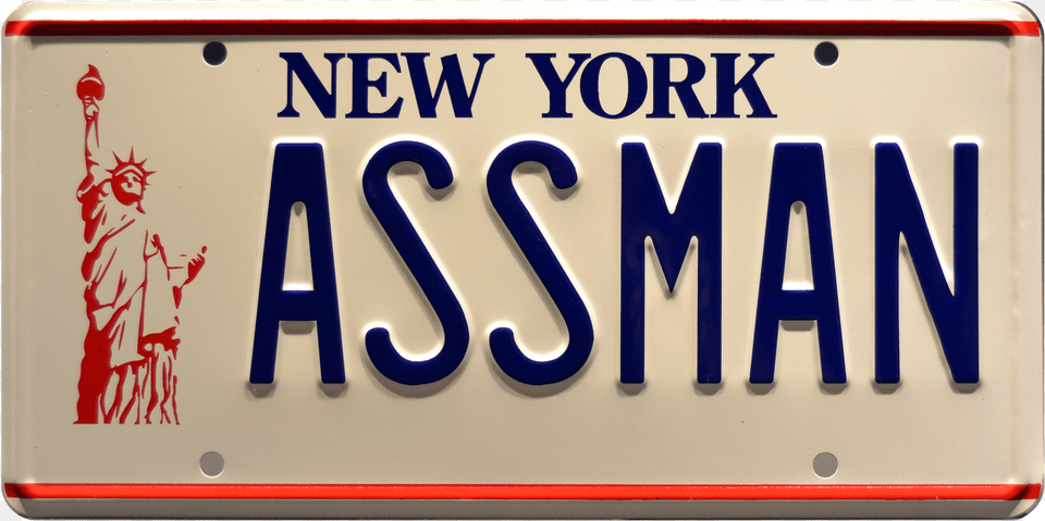 Assman Prop Plate Movie Memorabilia From Seinfeld Starring Ass Man License Plates, License Plate, Transportation, Vehicle, Person Free Transparent Png