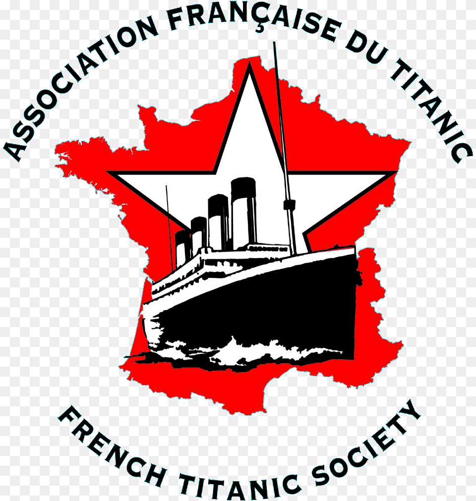 Association Du Titanic France European Union Map, Symbol, Logo Free Png