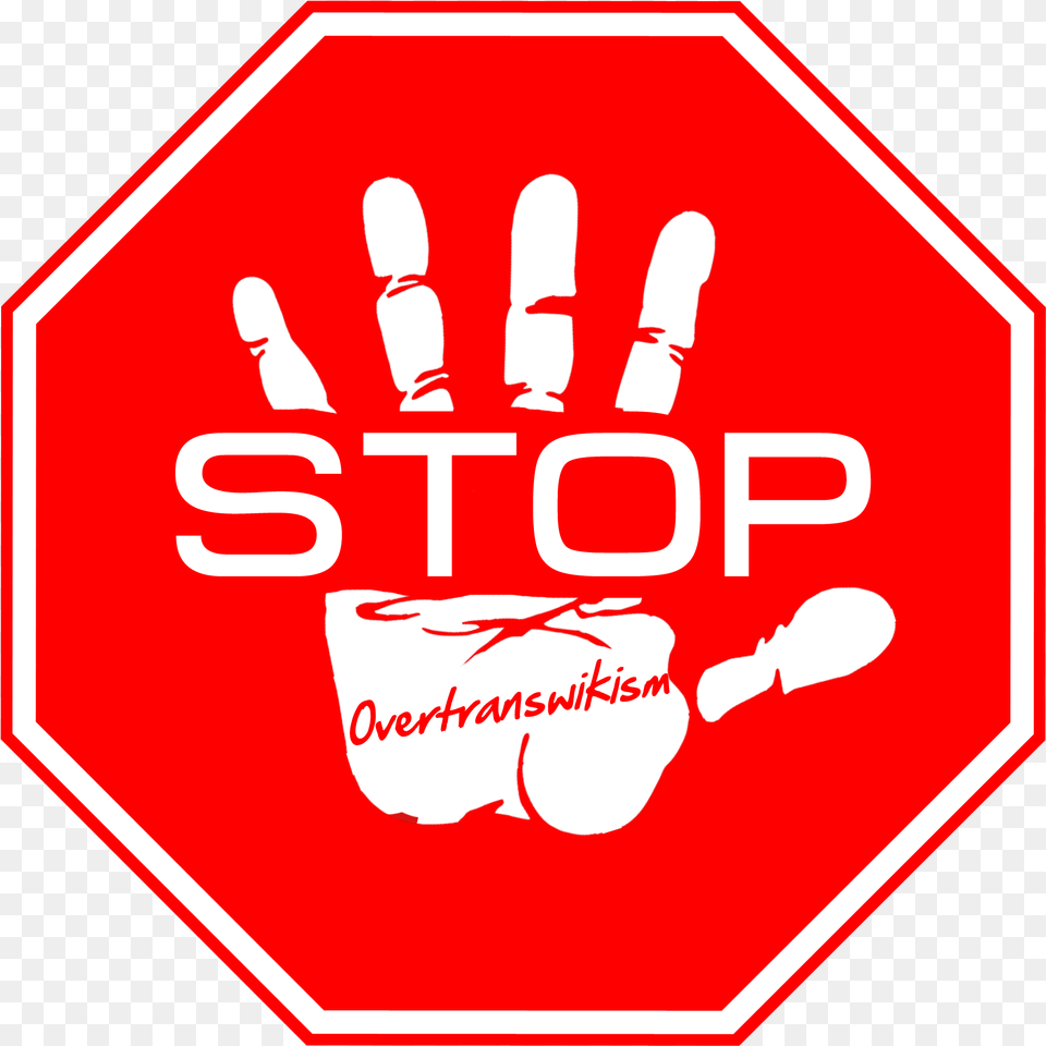 Association Of Antiovertranswikist Wikimedians Blank Stop Sign, Symbol, Road Sign, Stopsign, Person Free Png