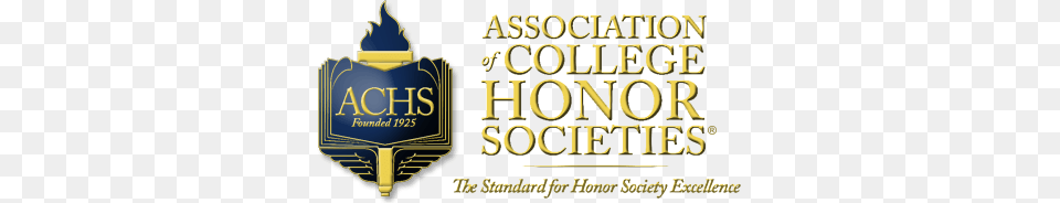 Association Of College Honor Societies, Logo, Symbol, Text Free Png Download