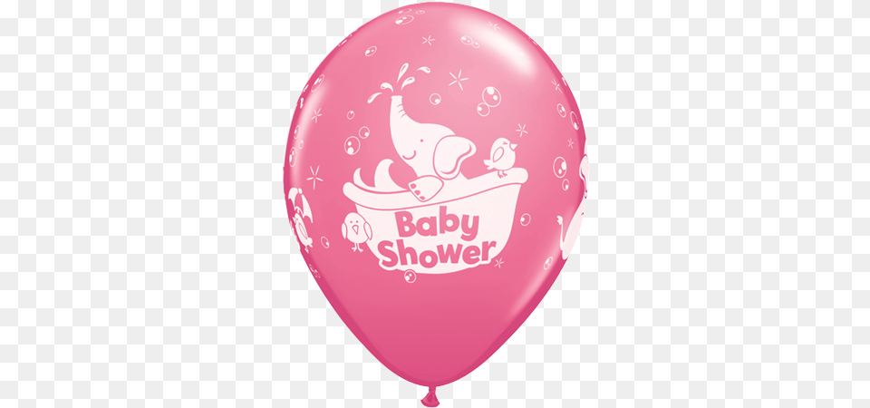 Assorted Baby Shower Elephant Latex Balloons X 25 Baby Shower Balloons Hd, Balloon Free Png