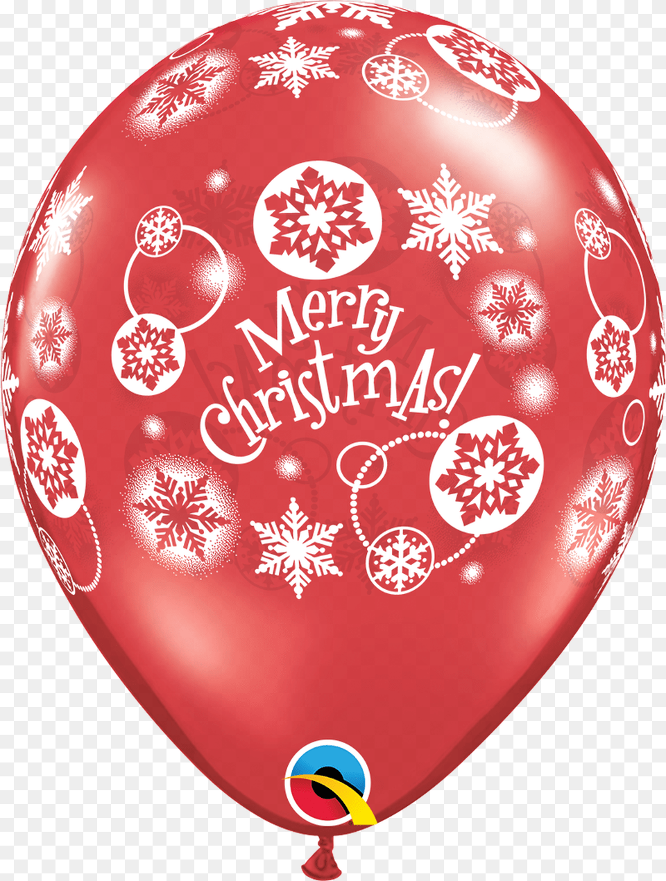 Assorted Christmas Snowflakes Merry Christmas Balloons, Balloon Free Png Download