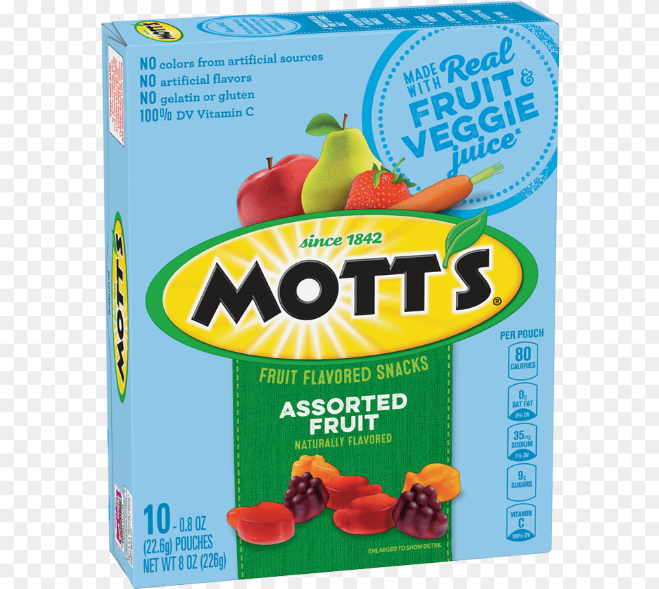 Assorted Fruit Flavored Snacks Mott39s Assorted Fruit Snacks Nutrition Facts, Food, Pear, Plant, Produce Free Png Download