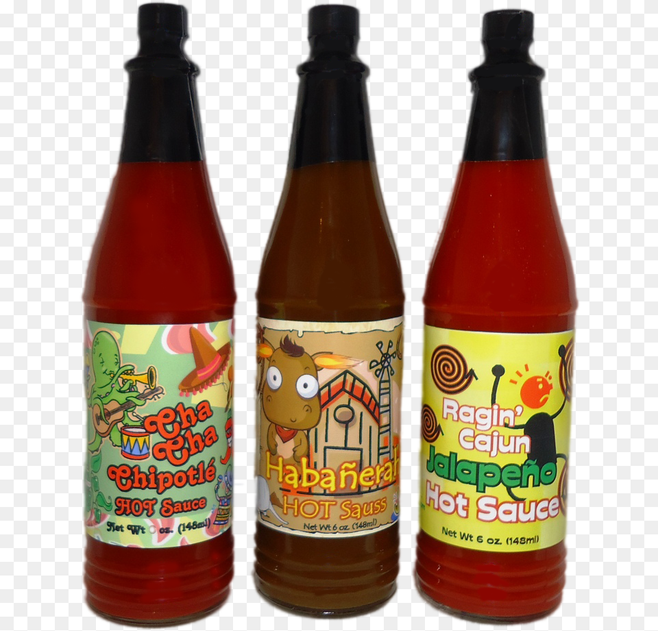 Assorted Gourmet Hot Sauces 3 Pack Beer Bottle, Alcohol, Beverage, Beer Bottle, Liquor Free Transparent Png