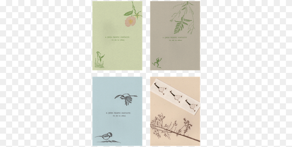 Assorted Gwen Frostic Old Fashioned Post Notes For Paper, Envelope, Greeting Card, Mail, Animal Free Png