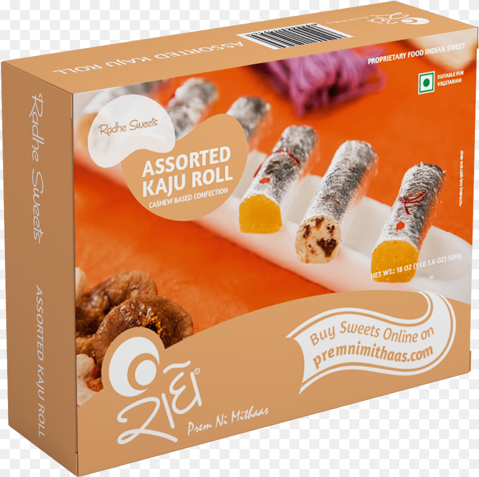 Assorted Kaju Rolls Sweets Ke Box, Food, Advertisement, Poster Free Transparent Png