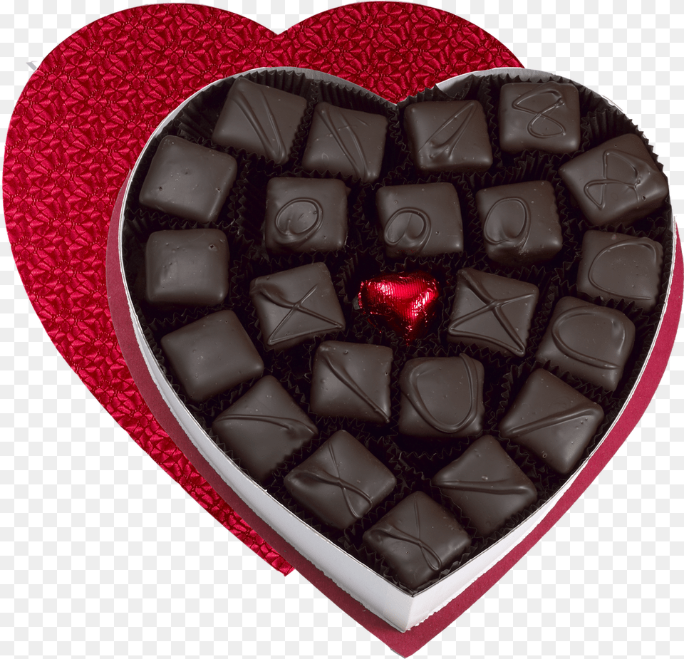 Assorted Marshmallow Heart 118 Lbs Heart Shaped Box Chocolates, Chocolate, Dessert, Food, Sweets Free Png