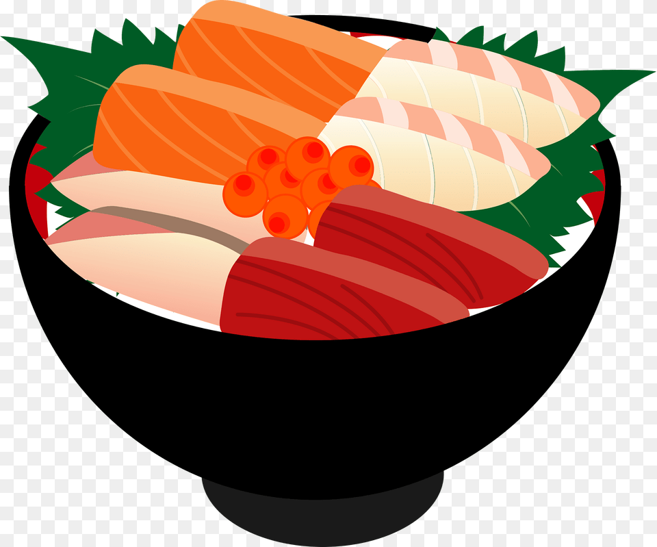 Assorted Seafood And Rice In A Bowl Clipart, Dish, Food, Meal, Grain Png