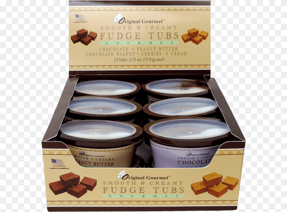 Assorted Single Serve Fudge Tubs Fudge, Box, Dessert, Food Free Transparent Png
