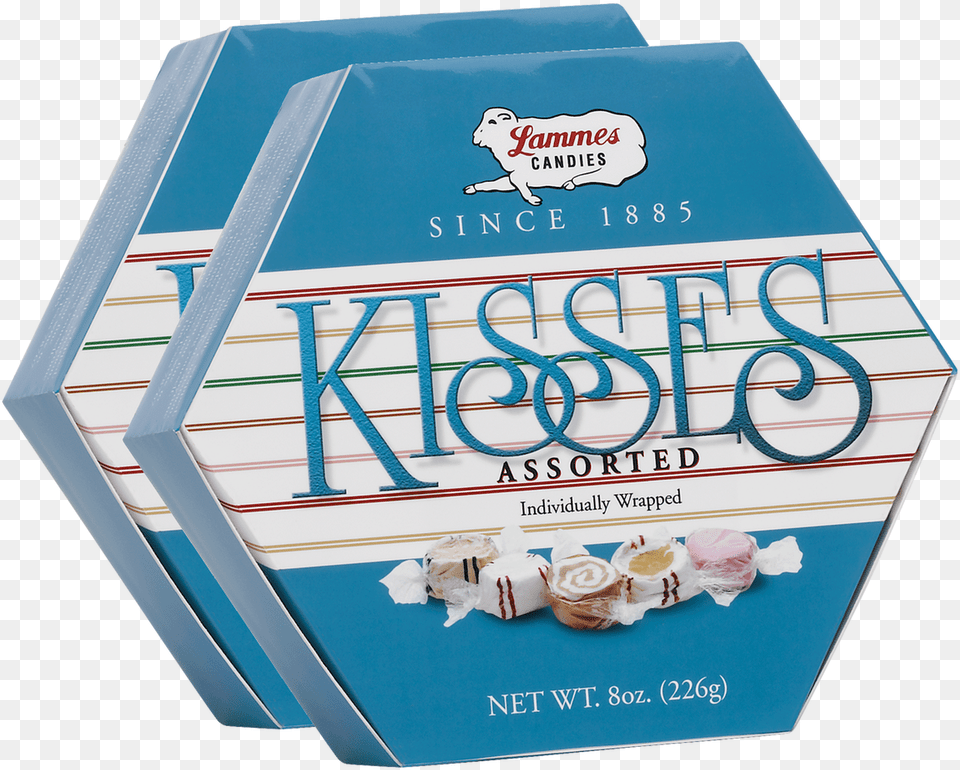 Assorted Taffy Kisses Hexagon Boxes Png