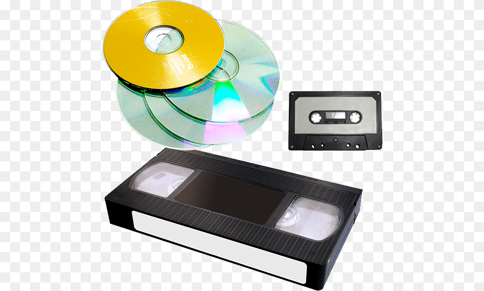 Assortment Of Cds Dvds Vhs Tapes And Cassette Tapes Video Cassettes, Disk Png Image