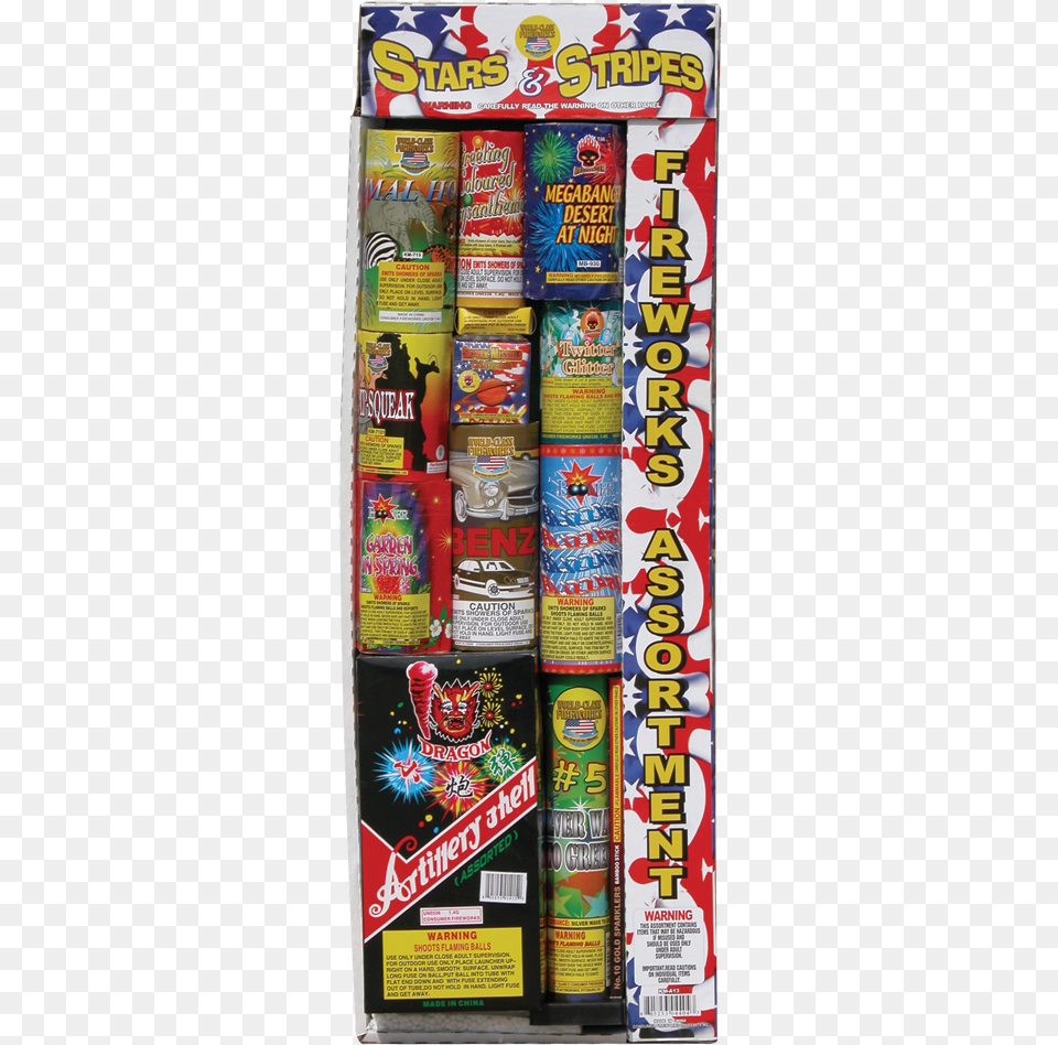 Assortment World Class Fireworks, Food, Sweets, Candy, Can Png Image