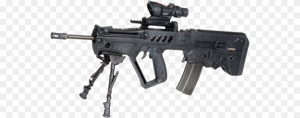 Assult Rifle Clip Royalty Library Tavor 21 Bipod, Firearm, Gun, Weapon, Machine Gun Free Png