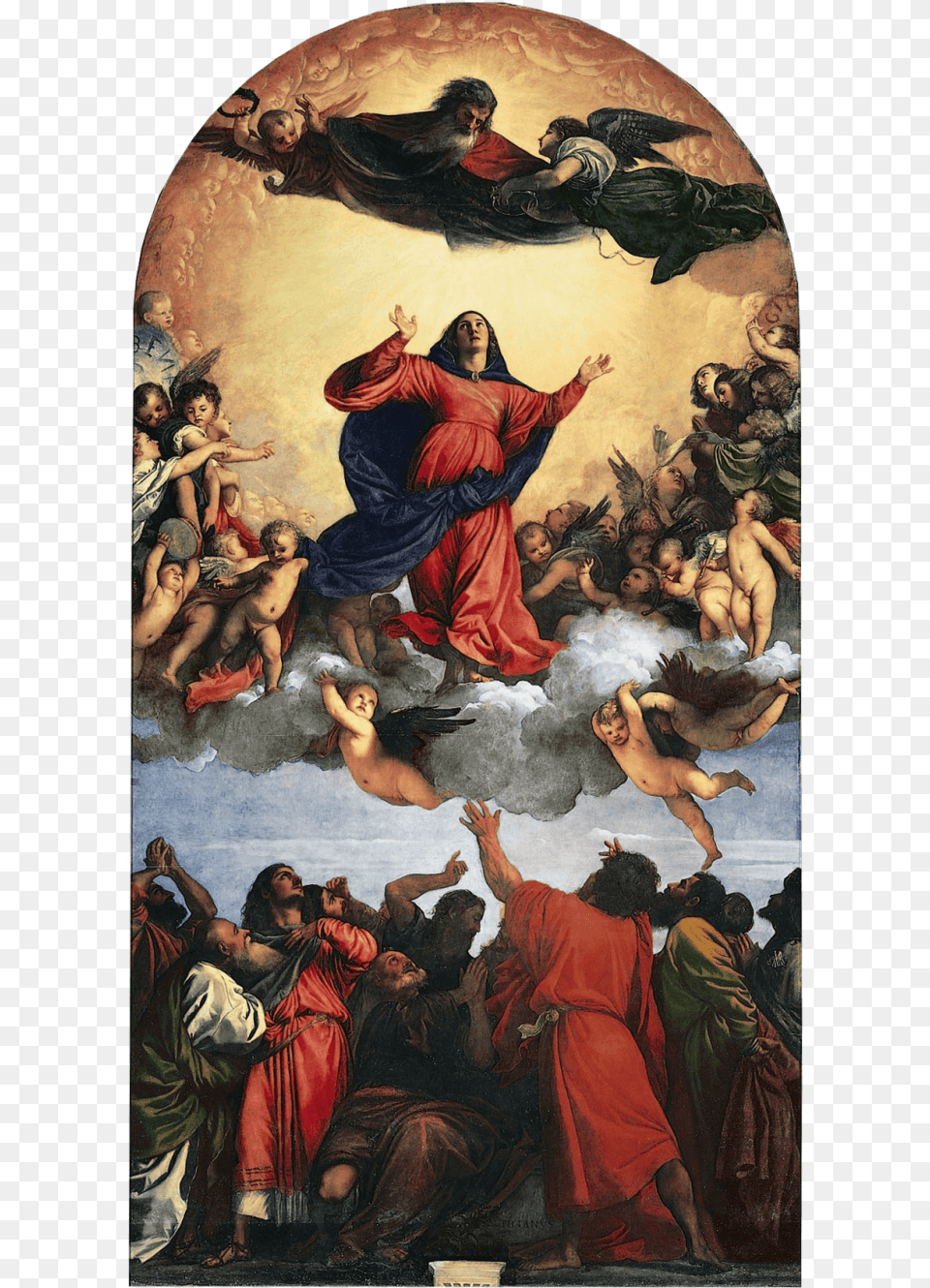 Assumption Of The Virgin, Art, Painting, Adult, Person Free Transparent Png