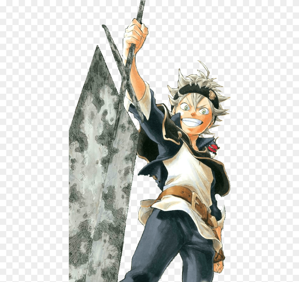 Asta Sword Black Clover, Book, Comics, Publication, Adult Free Png