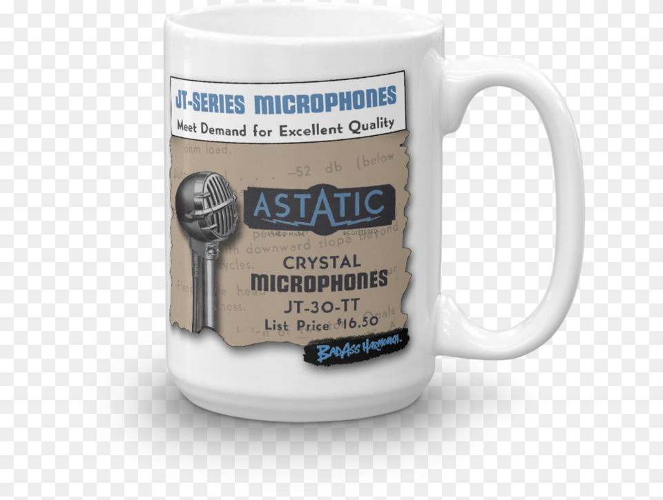 Astatic Jt 30 Big Coffee Mugclass Lazyload Blur Beer Stein, Cup, Electrical Device, Microphone, Beverage Free Png